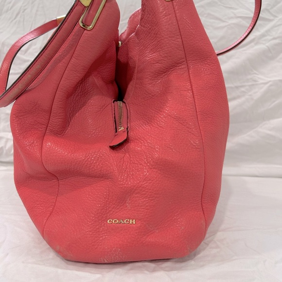 Coach shoulder bag. Flamingo pink. Size: big. - Picture 3 of 9